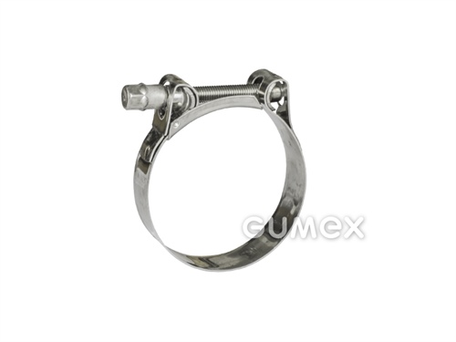Schlauchschelle SUPRA W4, 25-27/18mm, Sechskantschraube, Edelstahl, 